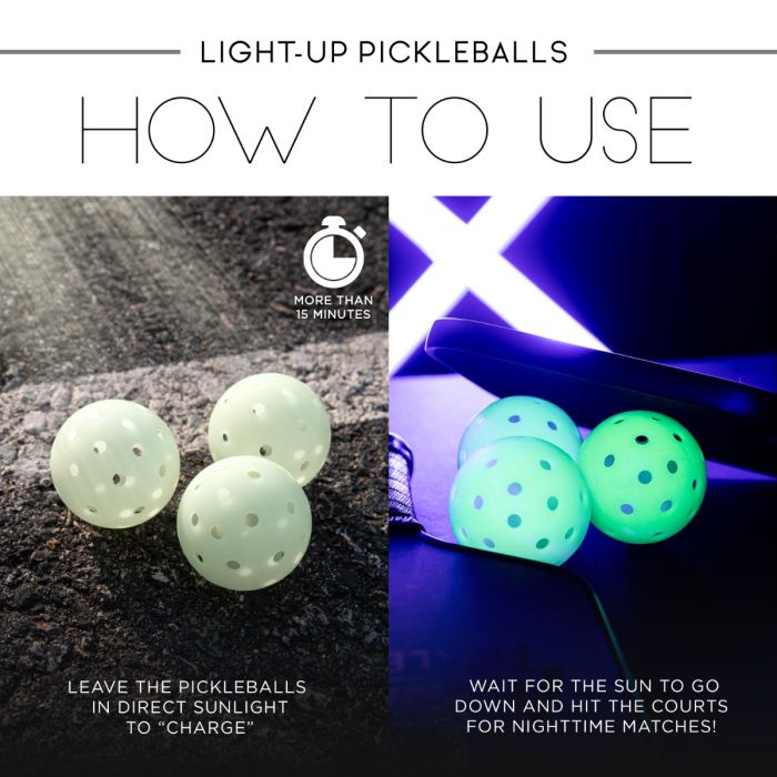 FRANKLIN Glow in the Dark Pickleball