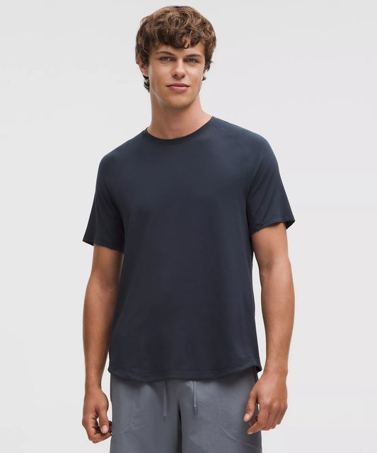 Lululemon License to Train Short-Sleeve Shirt (True Navy)