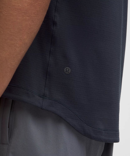 Lululemon License to Train Short-Sleeve Shirt (True Navy)