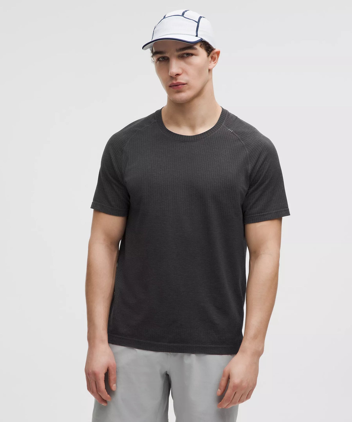Lululemon Metal Vent Tech Short-Sleeve Shirt (Graphite Grey/Black)
