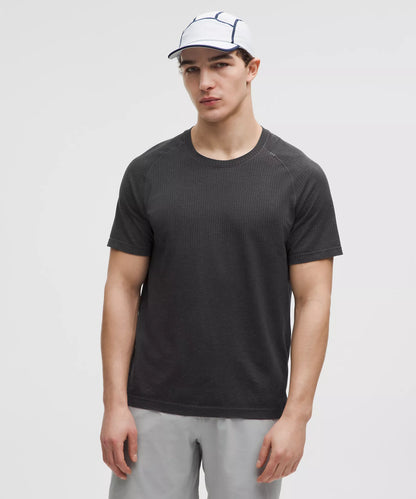 Lululemon Metal Vent Tech Short-Sleeve Shirt (Graphite Grey/Black)