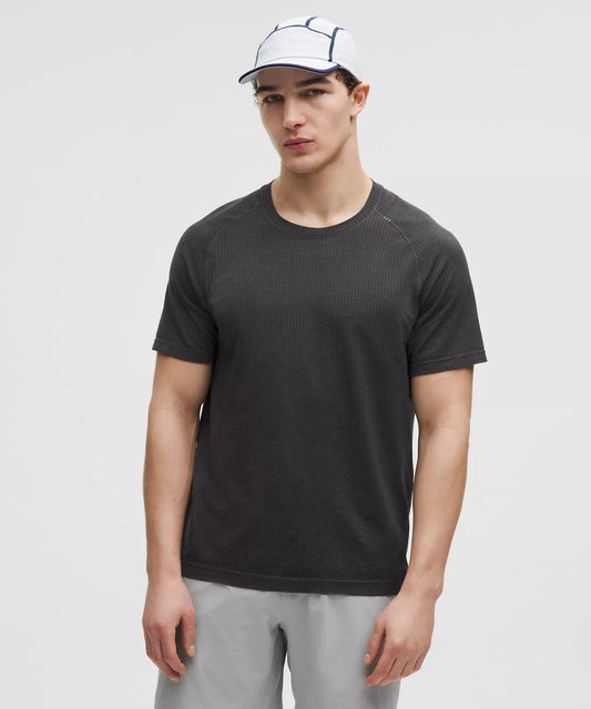 Lululemon Metal Vent Tech Short-Sleeve Shirt (Graphite Grey/Black)