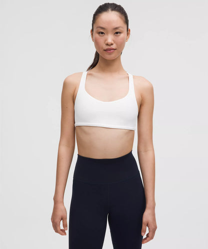 Lululemon Free to Be Bra - Wild Light Support, A/B Cup (White)