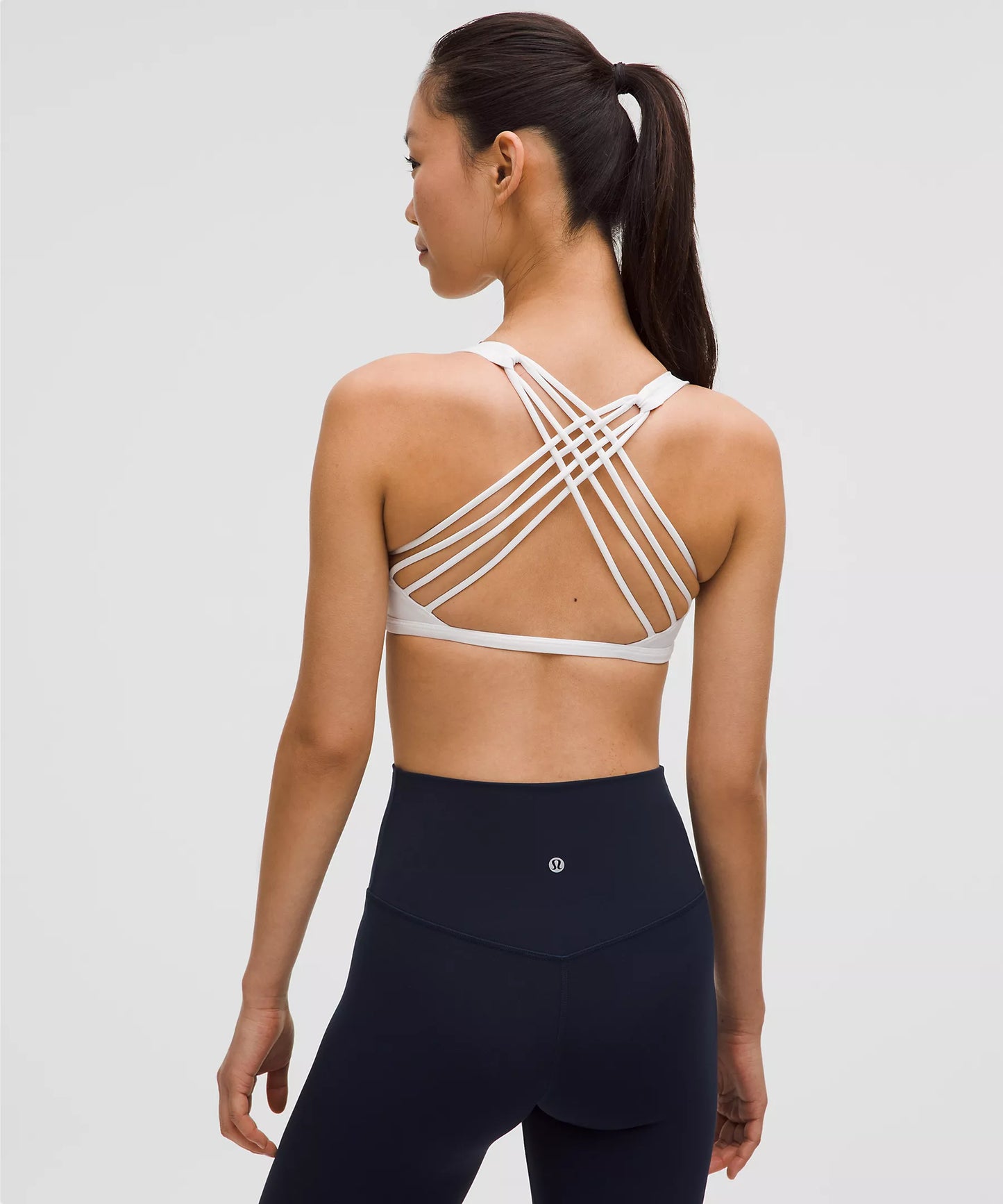 Lululemon Free to Be Bra - Wild Light Support, A/B Cup (White)