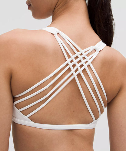 Lululemon Free to Be Bra - Wild Light Support, A/B Cup (White)