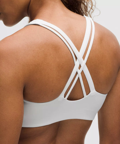 Lululemon Energy Bra Medium Support, B–D Cups (White)