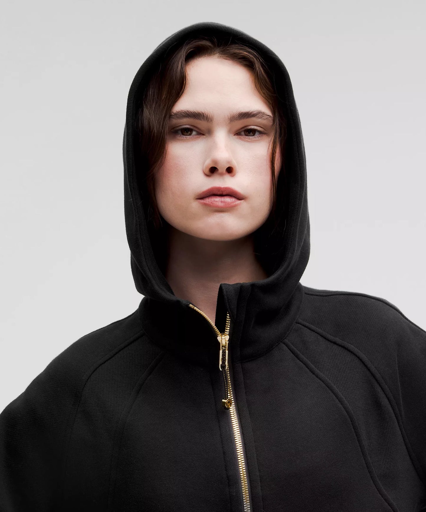 Lululemon Scuba Oversized Half-Zip Hoodie (Black/Gold)