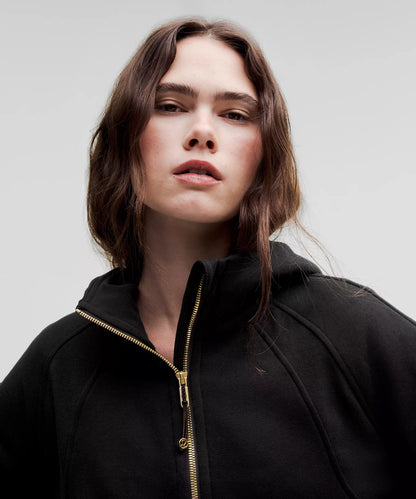 Lululemon Scuba Oversized Half-Zip Hoodie (Black/Gold)