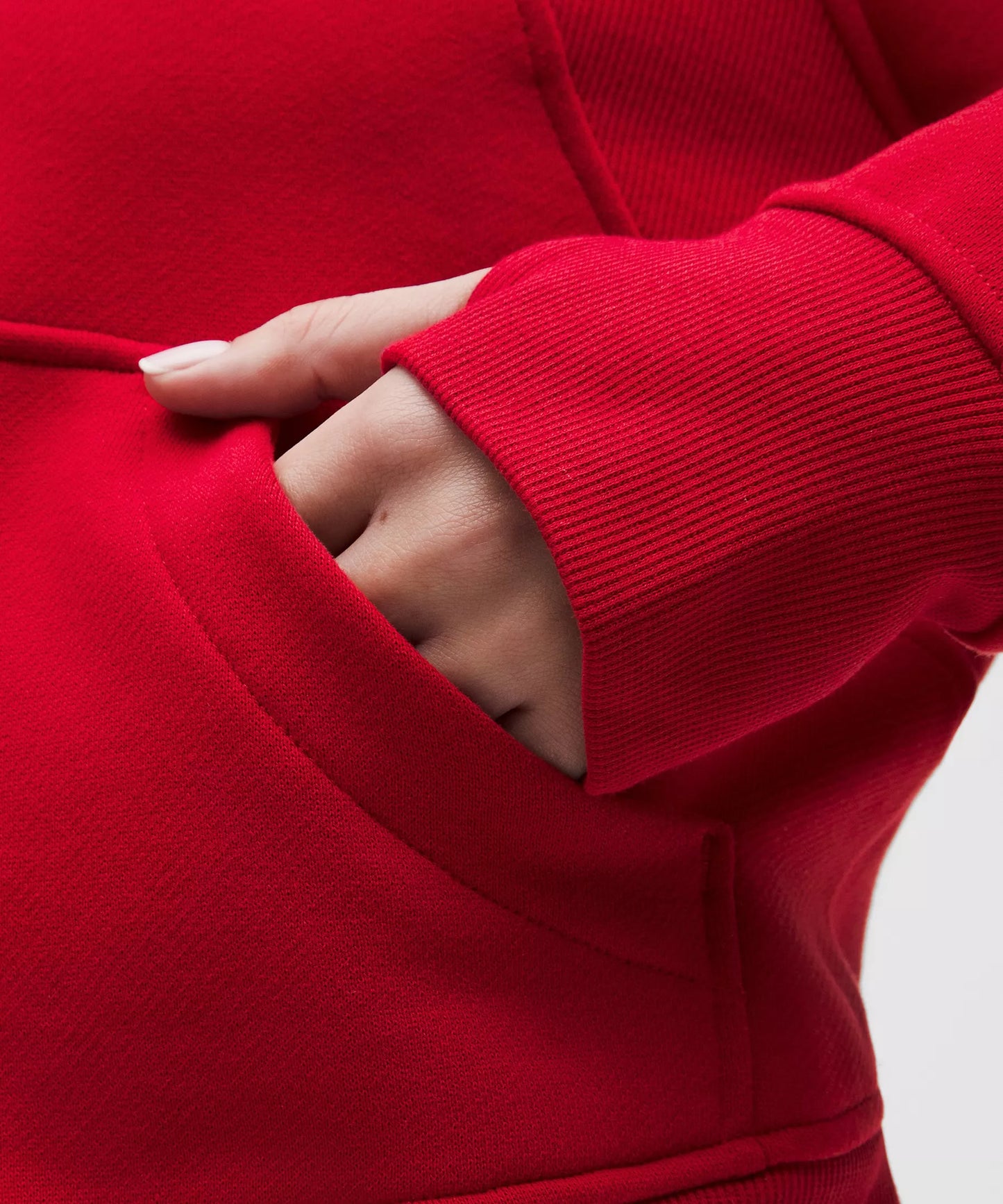 Lululemon Scuba Oversized Half-Zip Hoodie (College Crimson)