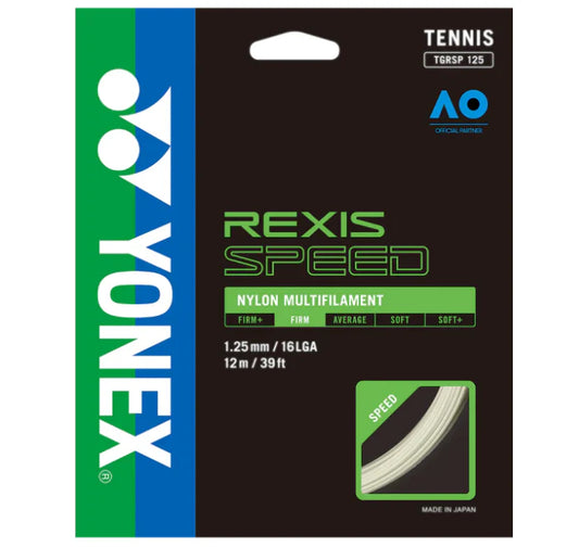 Yonex Rexis Speed 125 Tennis String 12M